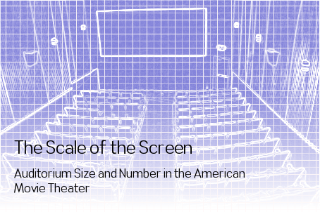 The Scale of the Screen: Auditorium Size and Number in the American Movie Theater